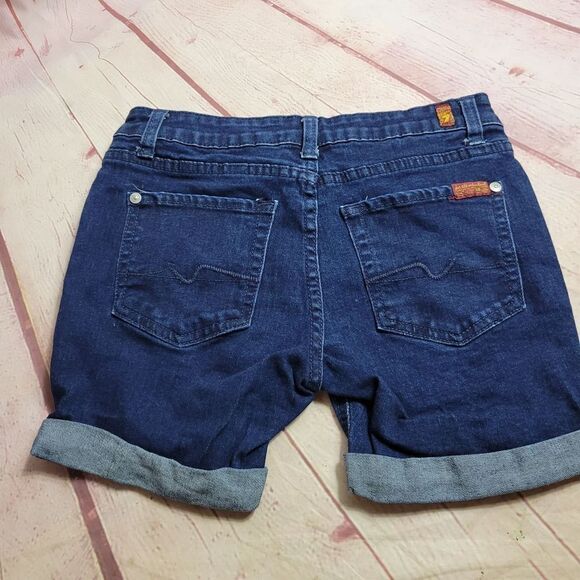 7 for all mankind denim shorts 14 - Picture 3 of 4